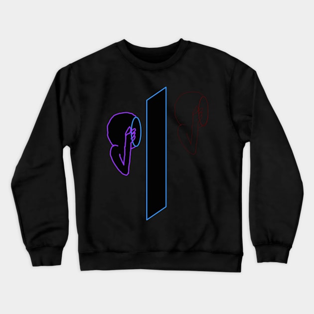 Mirror Space Crewneck Sweatshirt by BrokenTrophies